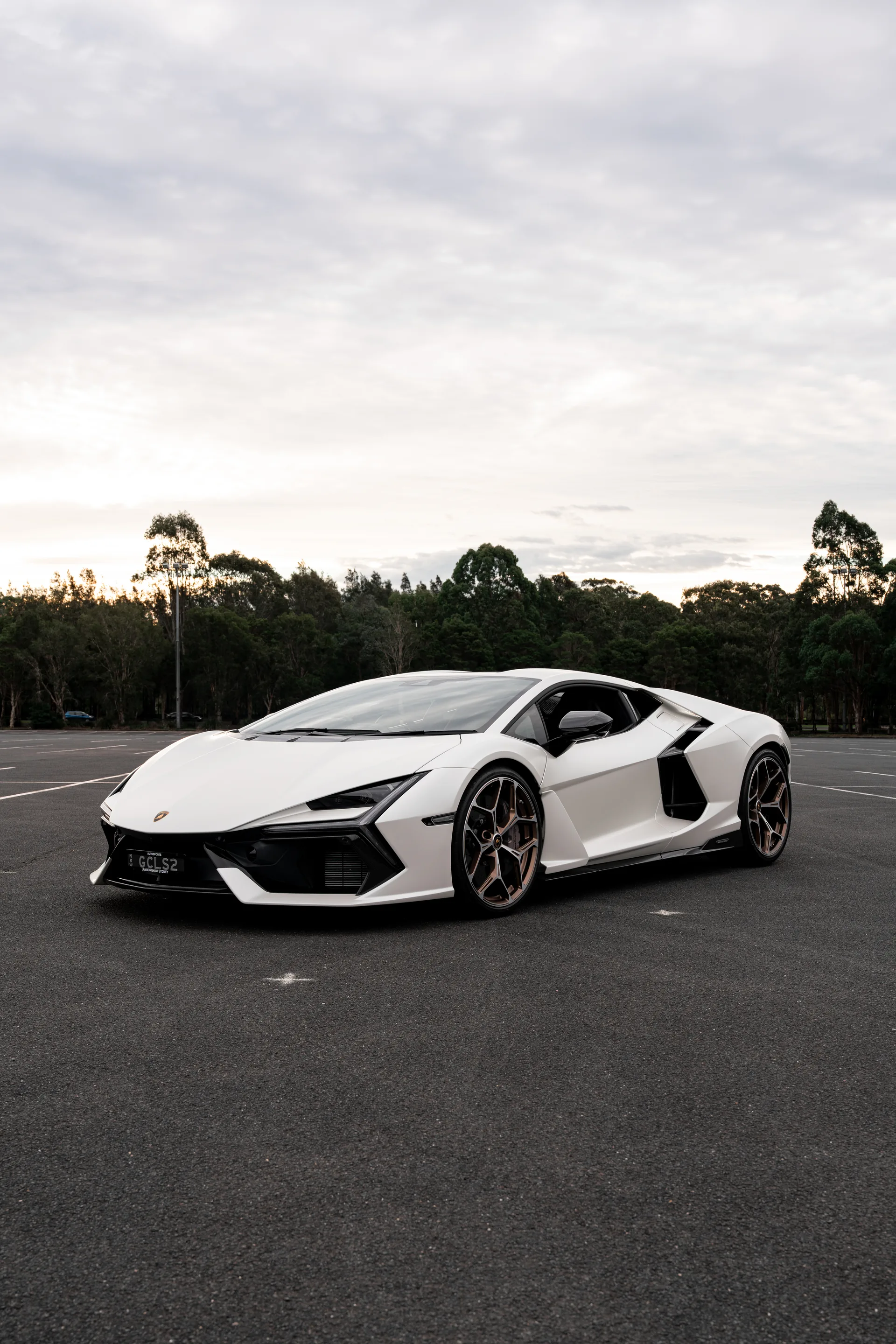 A Lamborghini Revuelto, chauffeured supercar hire in Sydney