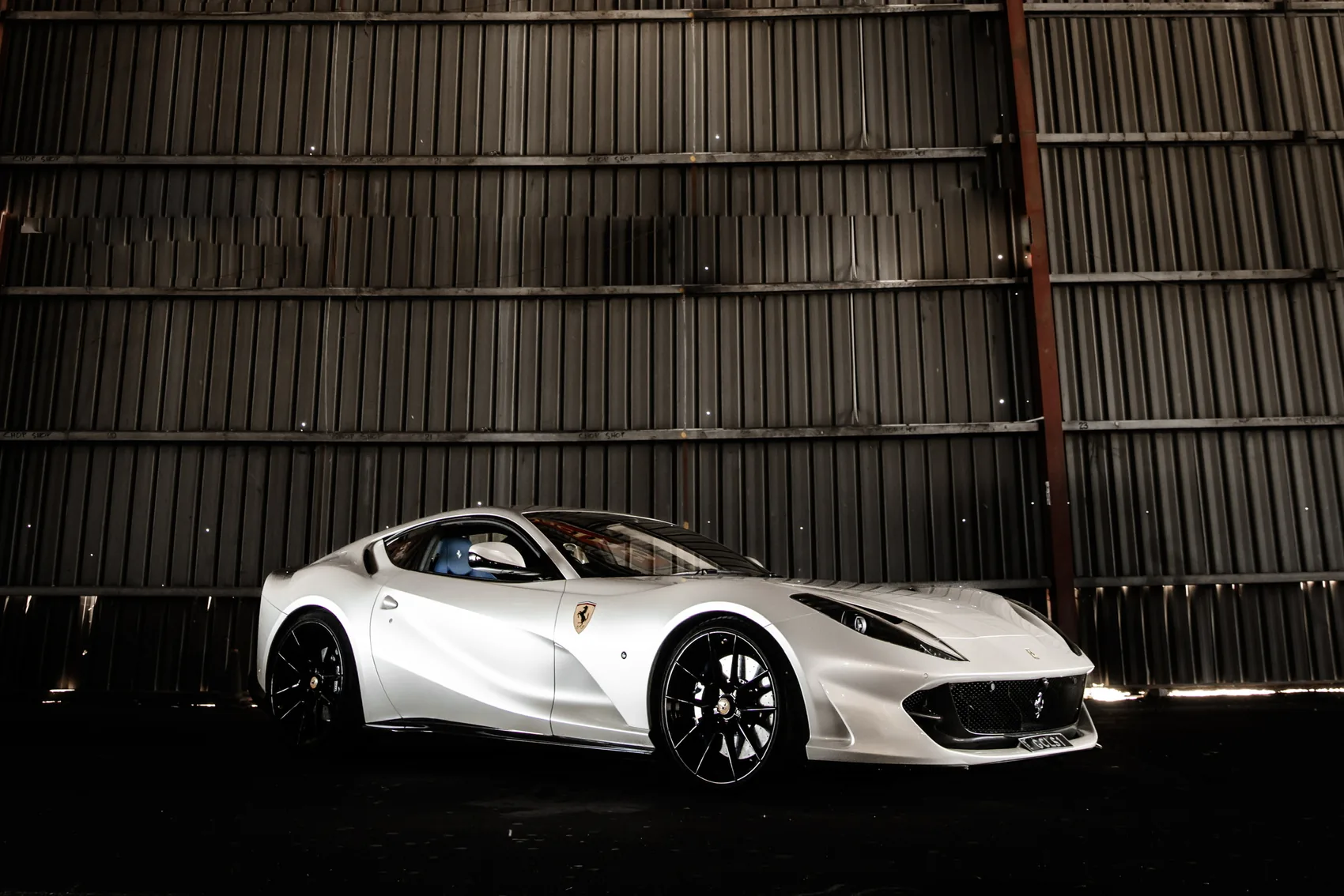 A Ferrari 812 Superfast, chauffeured supercar hire in Sydney